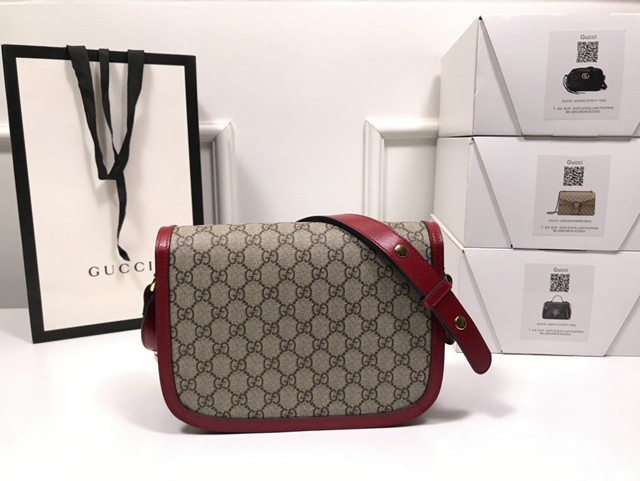 Gucci經典款女包 602204 古馳1955 Horsebit Bag 經典馬銜扣 Gucci爆款女士單肩斜挎包  gqy3913